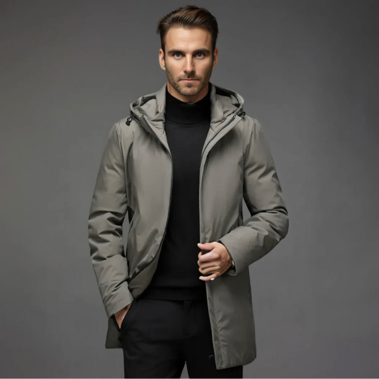 Ethan - Fleecová Parka s Kapucňou