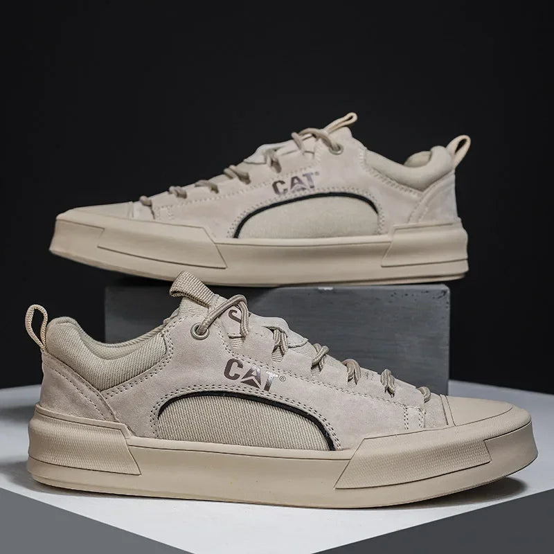 Rodney - Robuste Urbane Sneakers i Børstet Læder