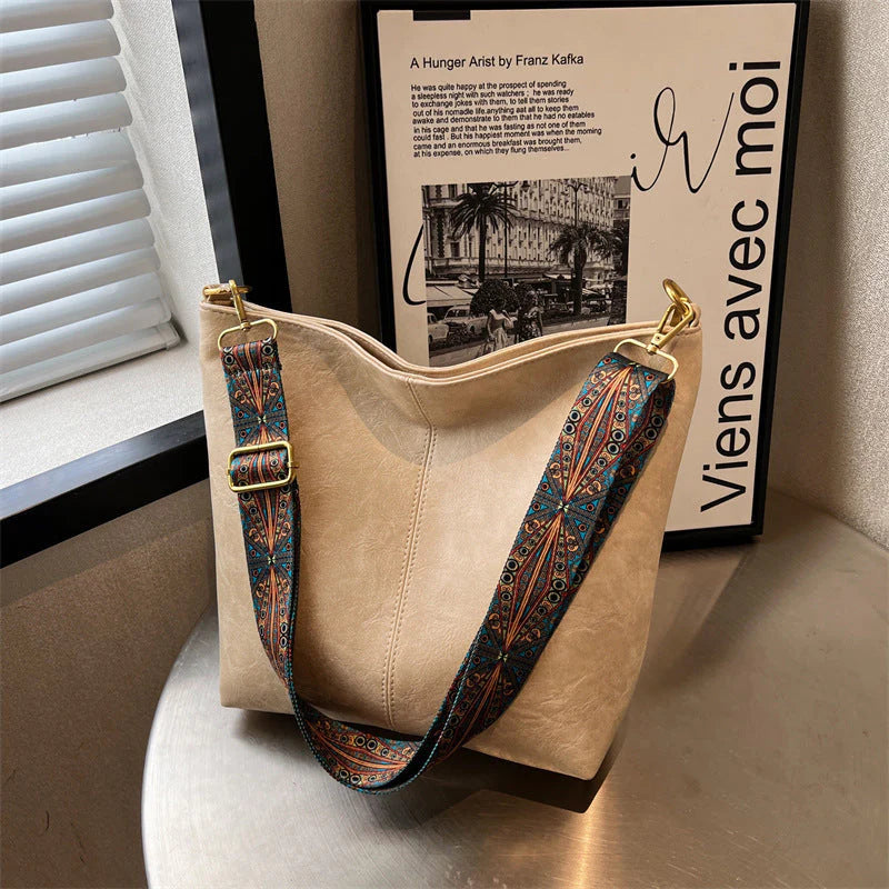 Nasira - Sac Cabas Vintage en Cuir Premium