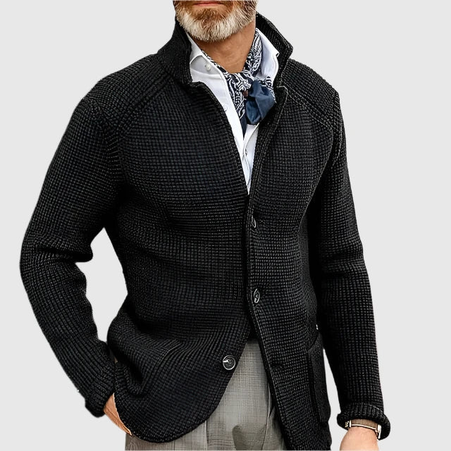 Renato - Vlnený Kardigán s Pánskou Eleganciou