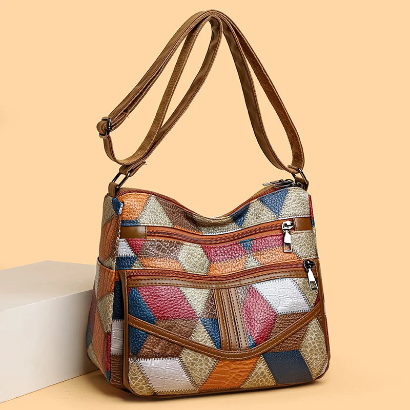 Hallie - Elegant Håndlavet Læder Crossbody Taske