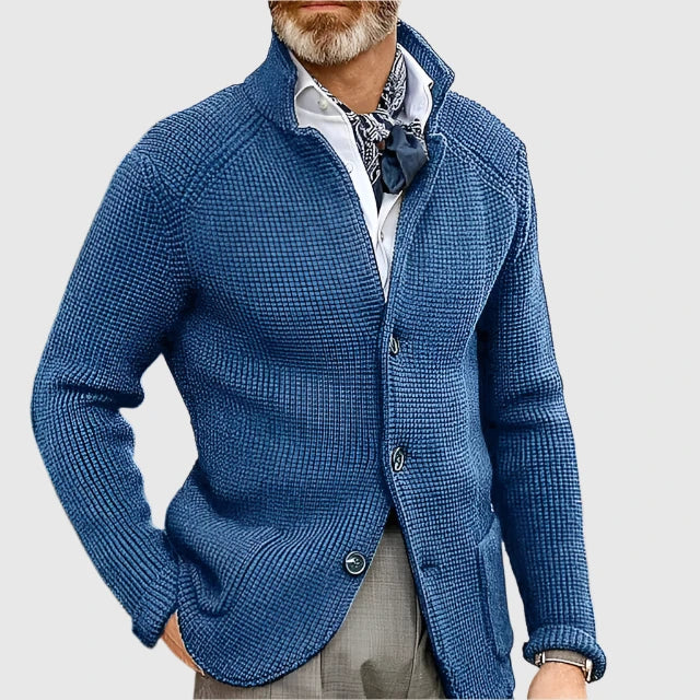 Renato - Vlnený Kardigán s Pánskou Eleganciou