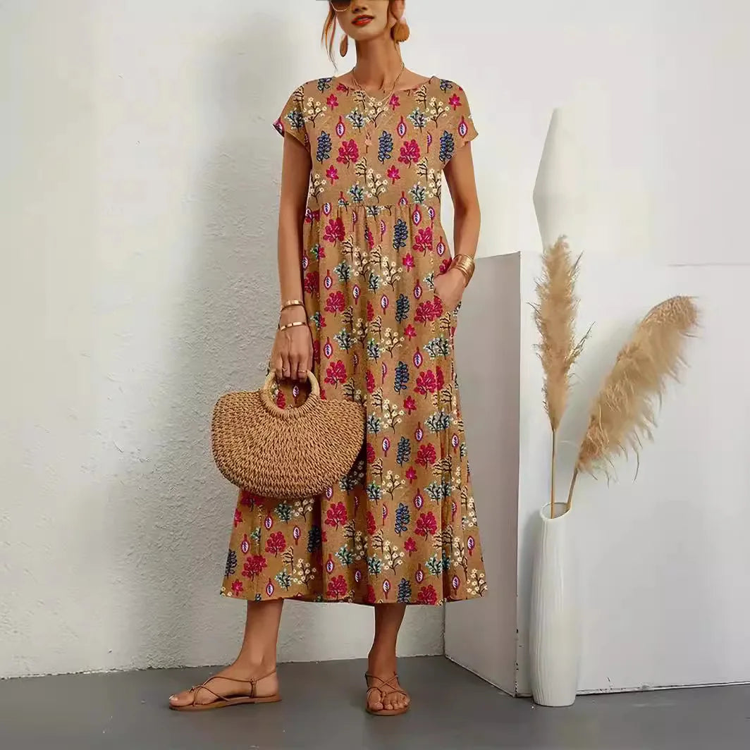 Esther - Robe Midi Modeste