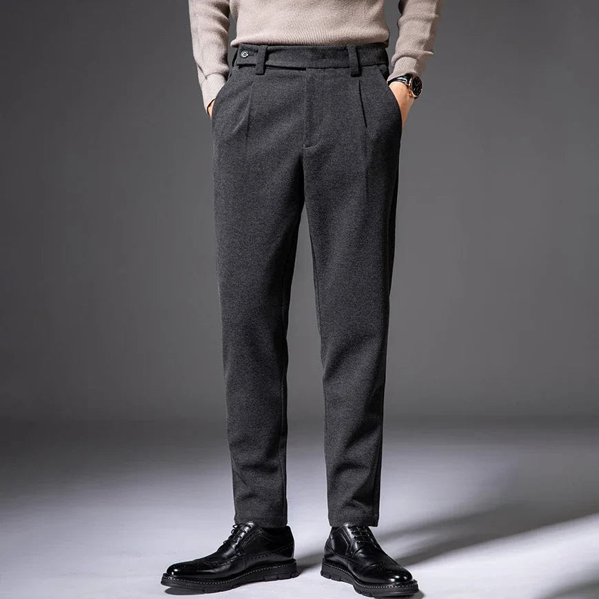 Westley - Pantalon Mélange Laine Cachemire Premium
